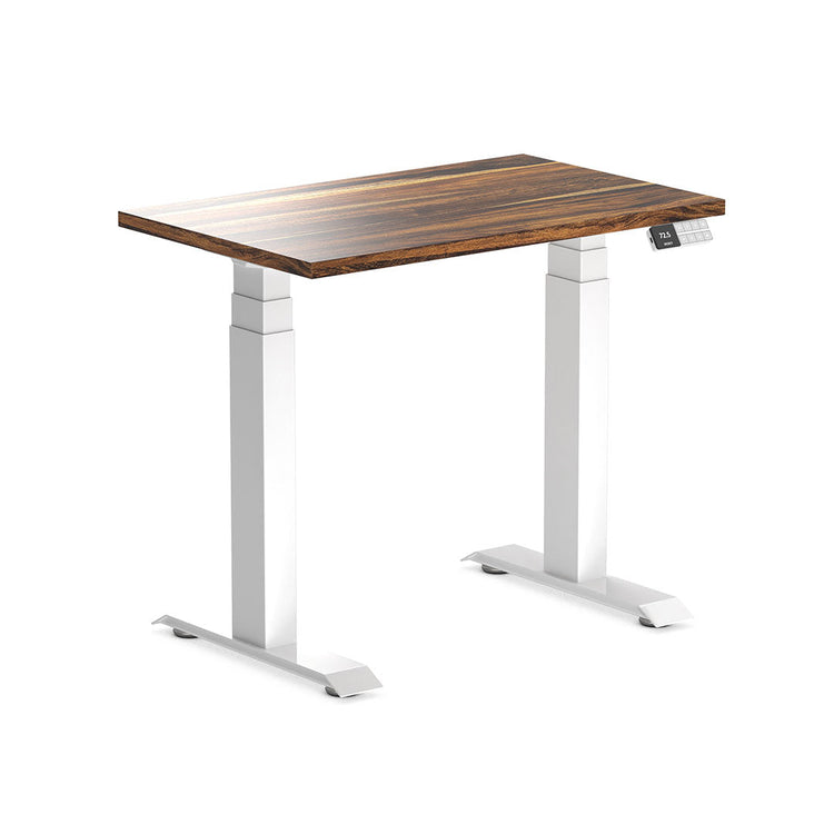 Desky Dual Mini Hardwood Sit Stand Desk-Pheasantwood Desky®