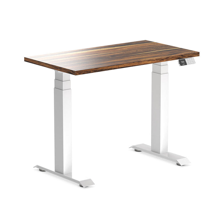 Desky Dual Mini Hardwood Sit Stand Desk-Pheasantwood Desky®