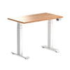 Desky Dual Mini Hardwood Sit Stand Desk-Red Oak Desky®