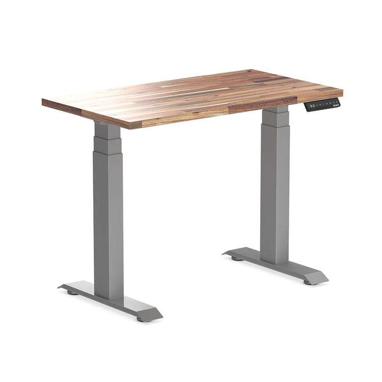 dual mini softwood sit stand desk