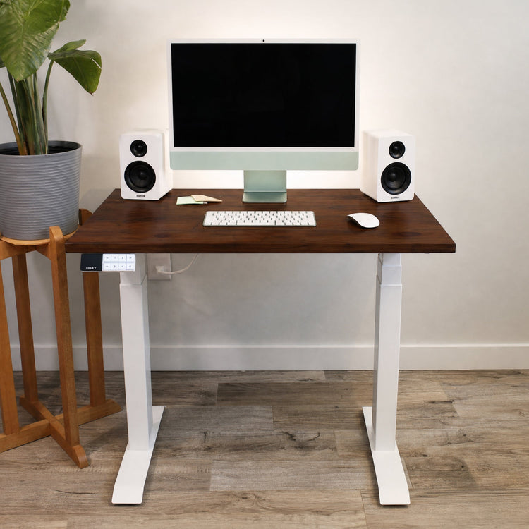 Desky Dual Mini Softwood Sit Stand Desk
