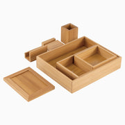 Desky Bamboo Organiser Set