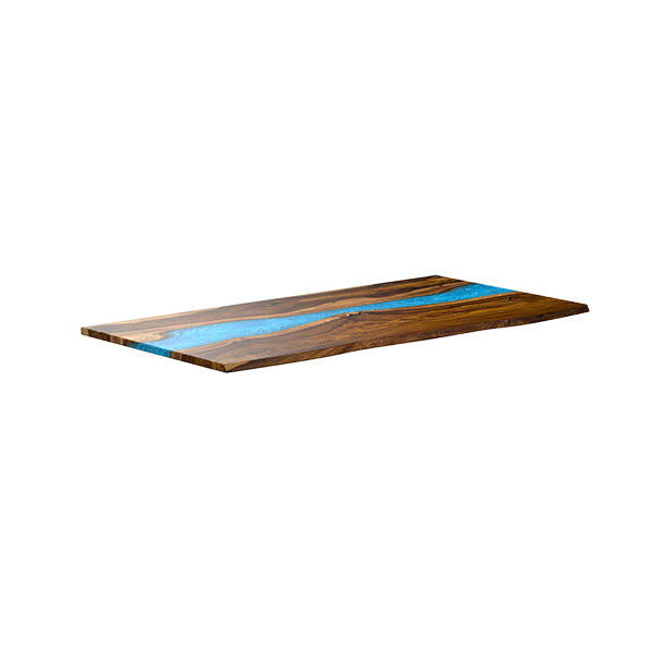 Desky Resin Hardwood Desk Tops-Pheasantwood Blue River Desky®