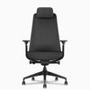 Pinnacle executive office chair matte black color - Desky