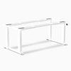 Desky Quad Electric Desk Frame White - Desky