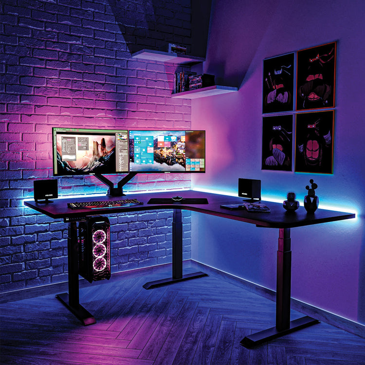 l-shaped gaming desk