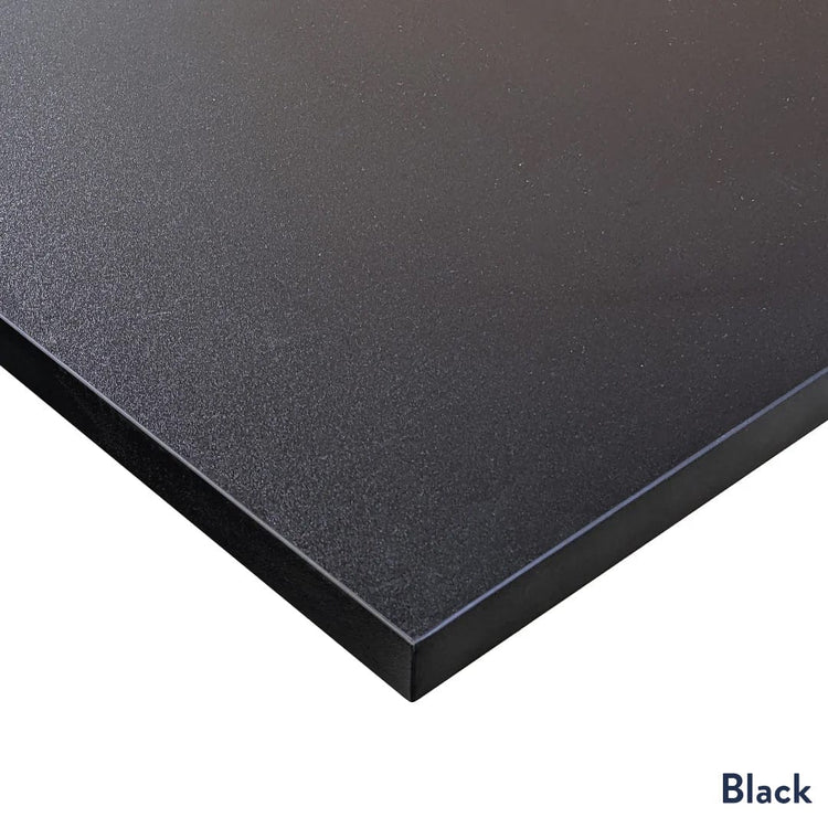Melamine black desktop single sit stand