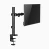 Desky single eco monitor mount attached to monitor