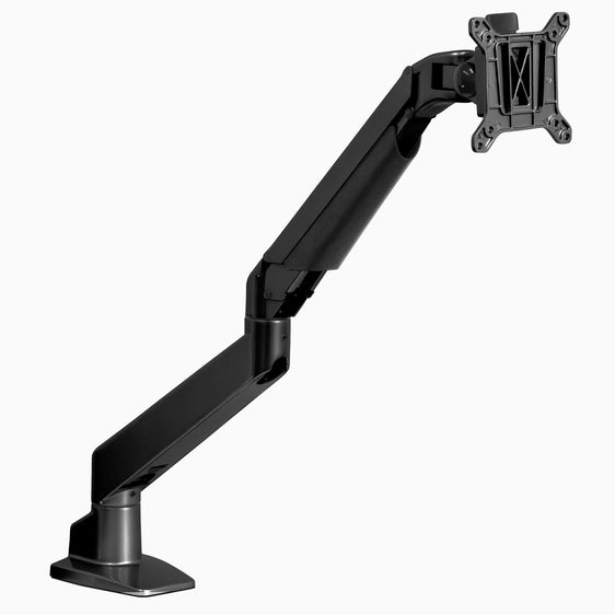 Heavy duty black single monitor arm