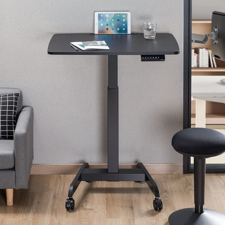 Desky Single Sit Stand Pedestal Desk-Black (Pre Order Late April) DeskyÌâå¨