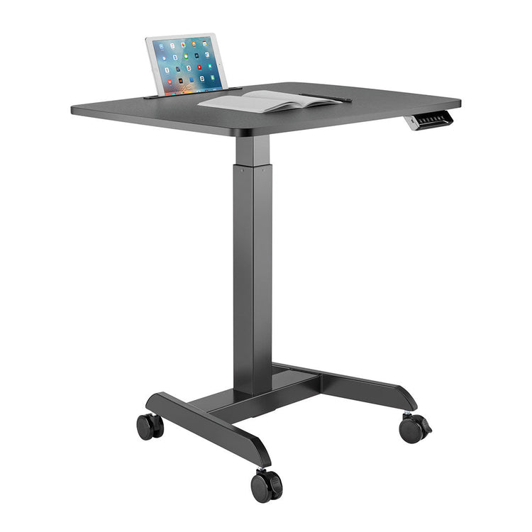 Desky Single Sit Stand Pedestal Desk-Black (Pre Order Late April) Desky®