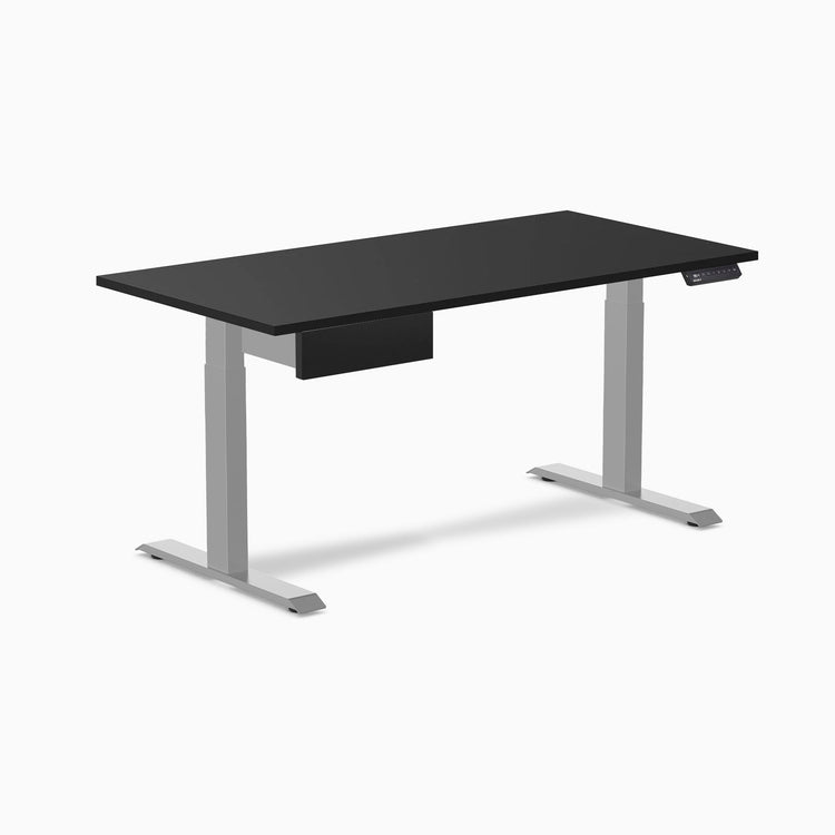 Desky Single Standing Desk With Drawer detail view 9