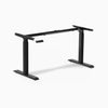 Black single eco frame standig desk