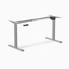 Desky Single Sit Stand Desk Frame Grey - Desky