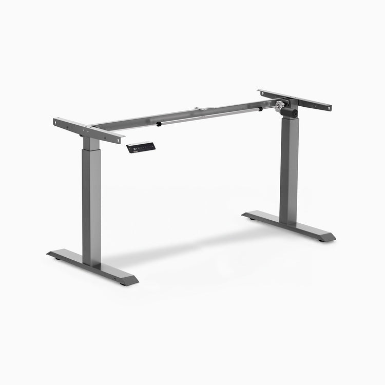 Space grey single eco frame standing desk