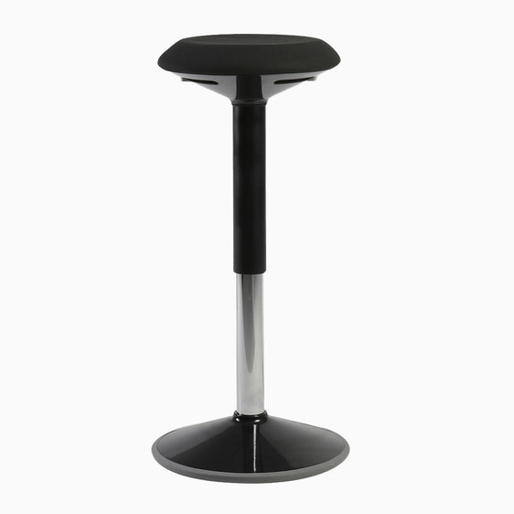 Desky sit stand motion stool in black