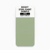 Desky locker steel paint sample in sage
