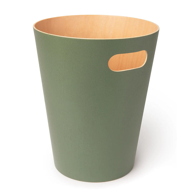 wooden rubbish bin spruce