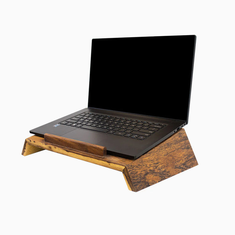 wooden laptop riser - Desky