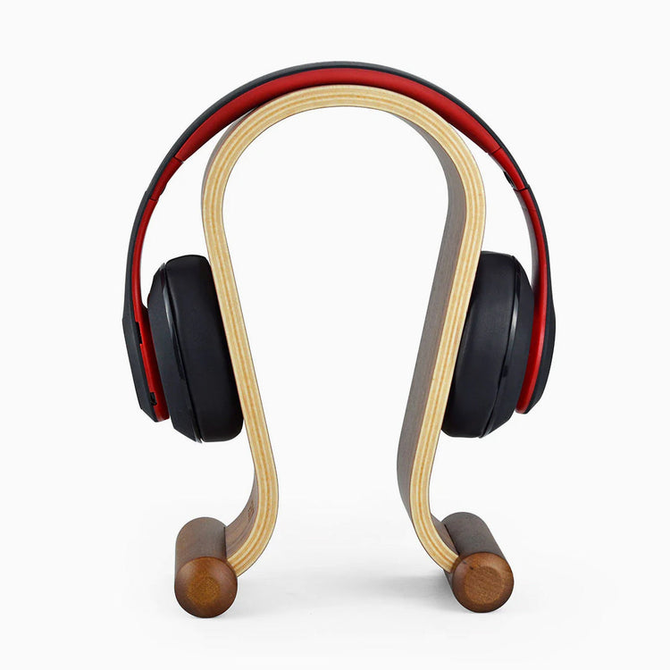 Desky Wooden Headphone Holder