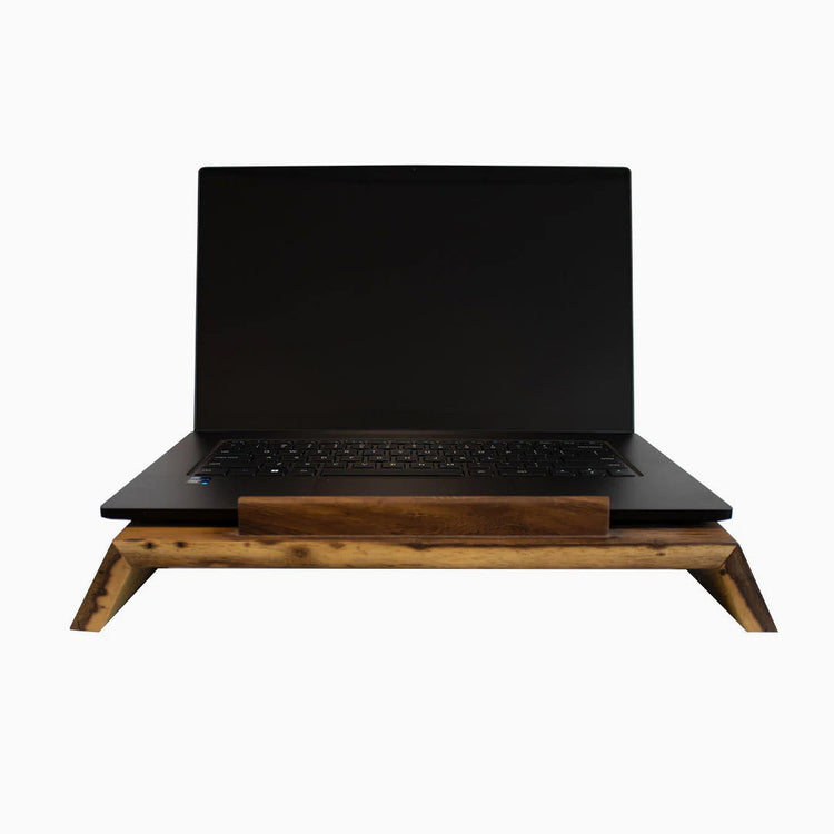 wooden laptop riser from Desky