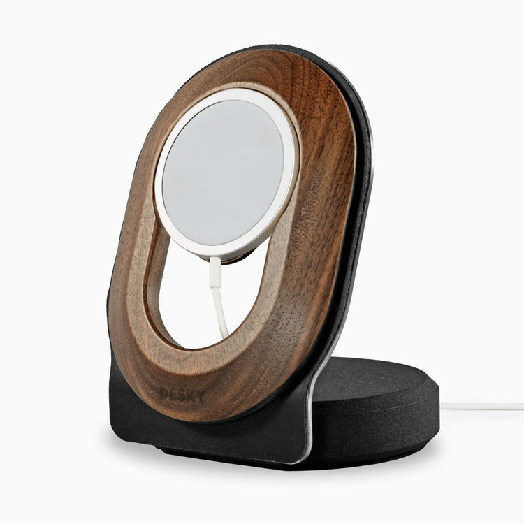 Desky Wooden Magsafe Stand walnut