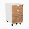 Hardwood red oak minimal filing cabinet
