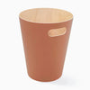 Desky Wooden Rubbish Bin in desert brown