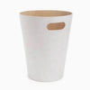 Desky Wooden Rubbish Bin in white