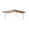 Desky Zero Hardwood L-Shape Office Desk-Pheasantwood Desky®