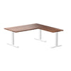 Desky Zero Hardwood L-Shape Office Desk-Walnut Desky®