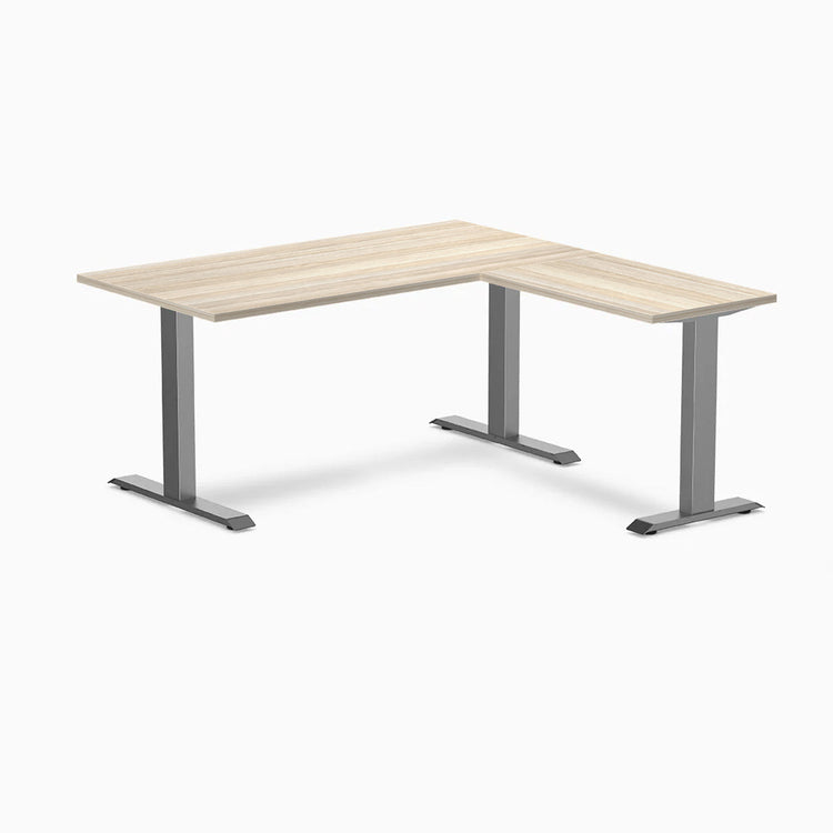 Desky Zero Melamine L-Shape Office Desk
