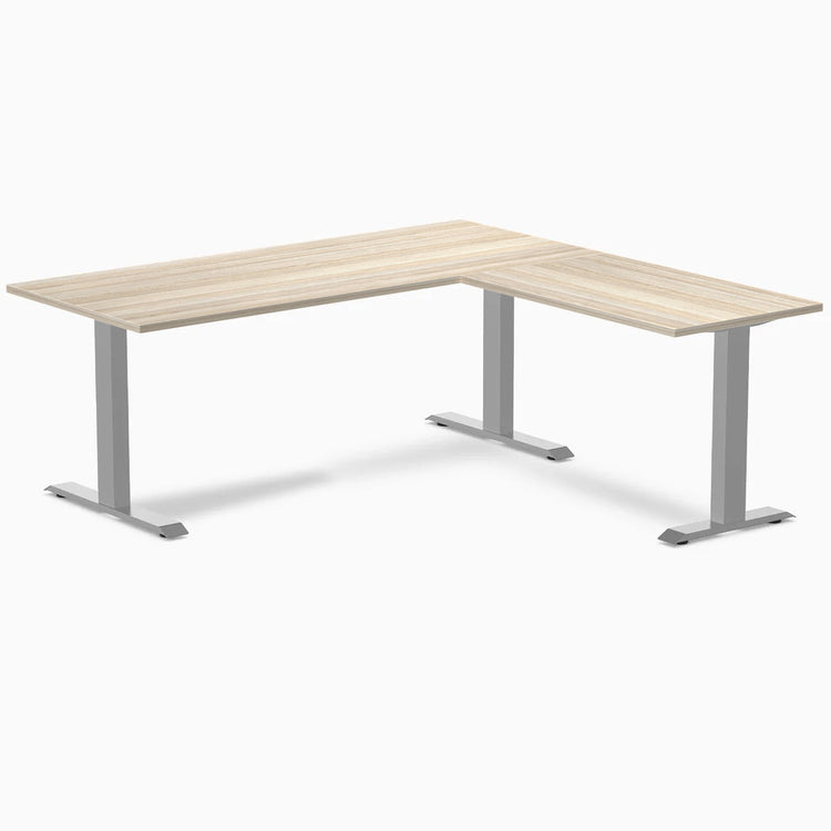 Desky Zero Melamine L-Shape Office Desk