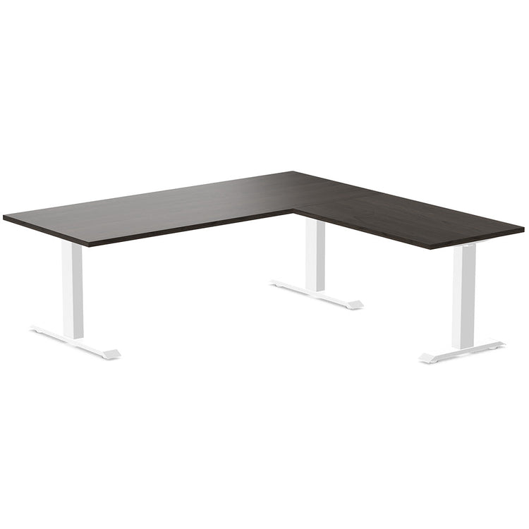 zero melamine l-shape office desk