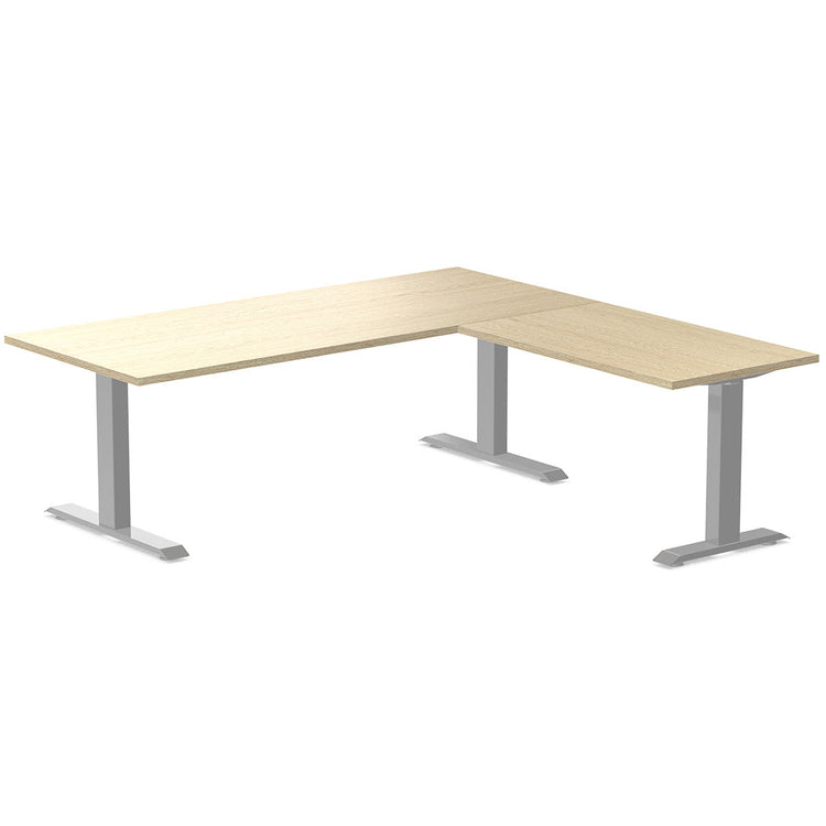 zero melamine l-shape office desk