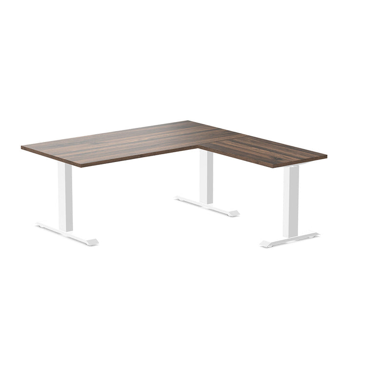 zero melamine l-shape office desk