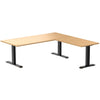 zero melamine l-shape office desk