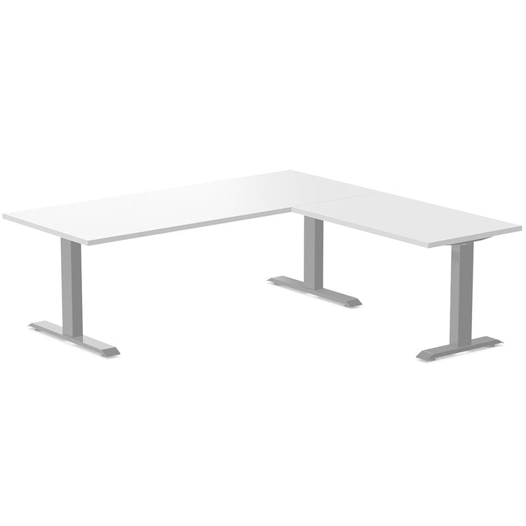 zero melamine l-shape office desk