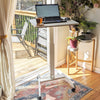 Desky Zero Pedestal Stand Up Desk-White DeskyÌâå¨