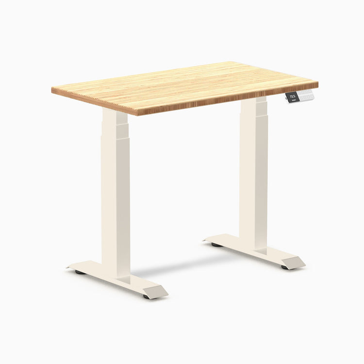 Desky Dual Mini Bamboo Sit Stand Desk