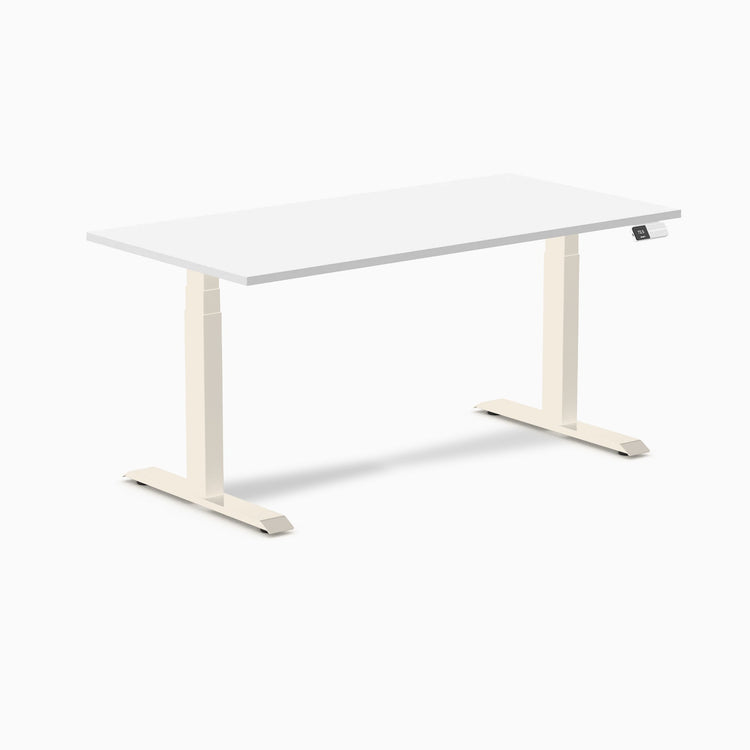 Desky Dual Melamine Sit Stand Desk