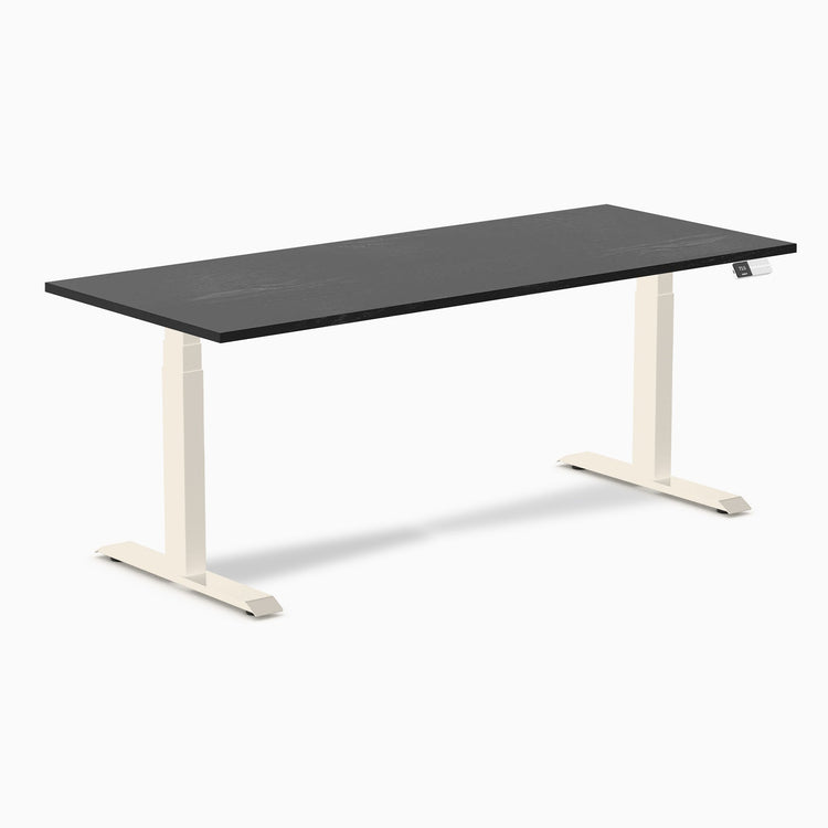 Desky Dual Hardwood Sit Stand Desk