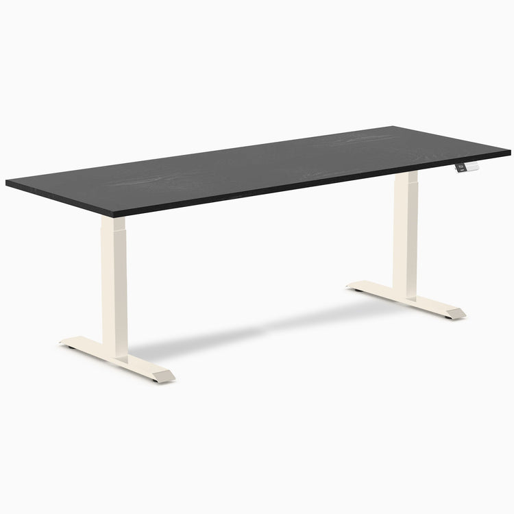 Desky Dual Hardwood Sit Stand Desk