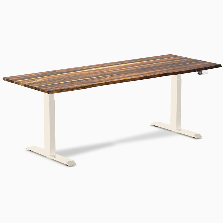 Desky Dual Hardwood Sit Stand Desk
