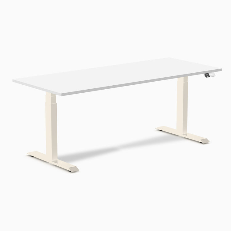 Desky Dual Melamine Sit Stand Desk