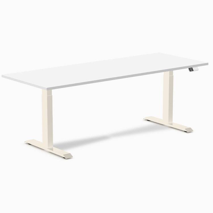Desky Dual Melamine Sit Stand Desk