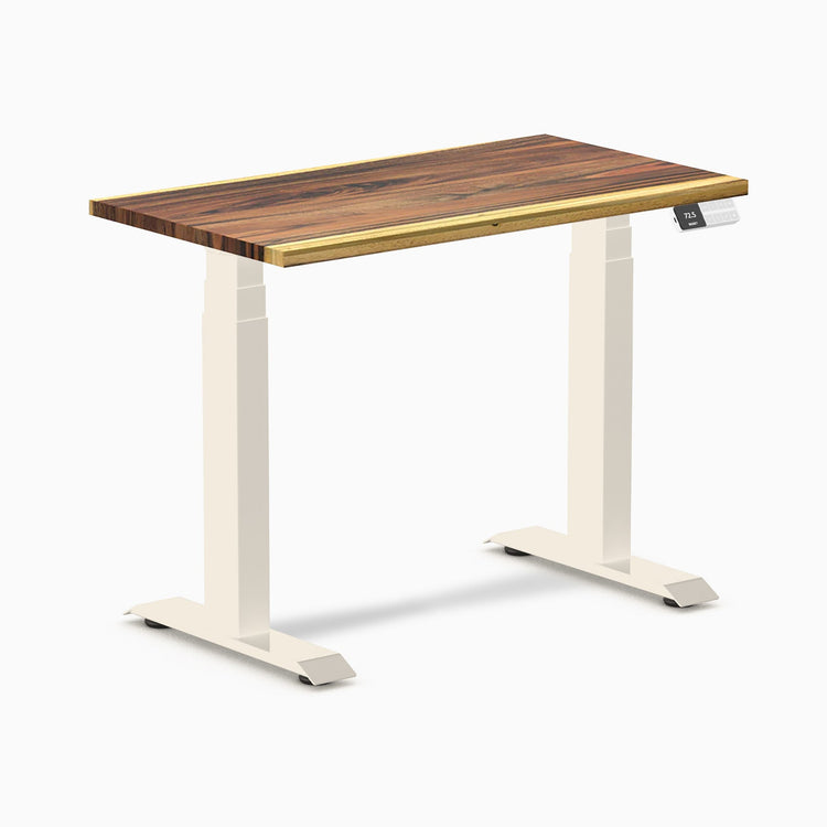 Desky Dual Mini Hardwood Sit Stand Desk