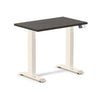 Desky Dual Mini Sit Stand Desk Burnished Wood / 800x500mm / Wheat