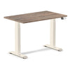 Desky Dual Mini Sit Stand Desk Natural Walnut / 1000x600mm / Wheat
