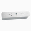 Elsafe Pace Desktop Power Rail white -Desky®